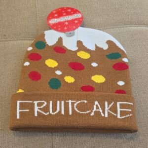 Fruitcake Holiday Knit Beanie
